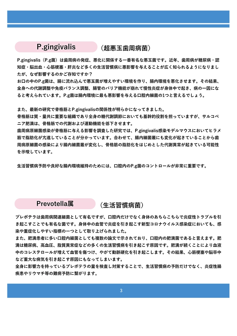 検査結果シート 3